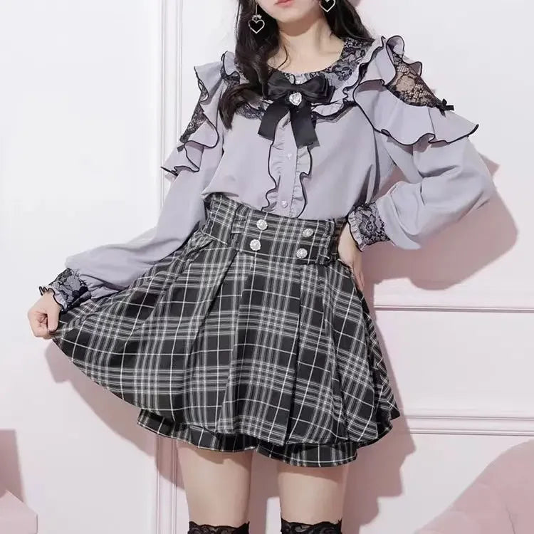 Japanese Girl Lolita Long Sleeve Blouse